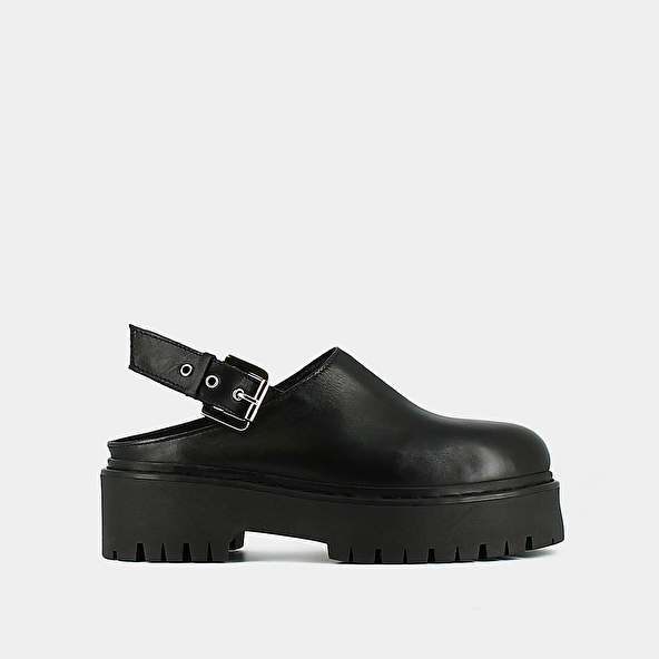 MULES WITH OPEN HEELS