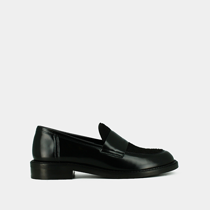 ROUND-TOED COLLEGE LOAFERS - JONAK X SCHOTT