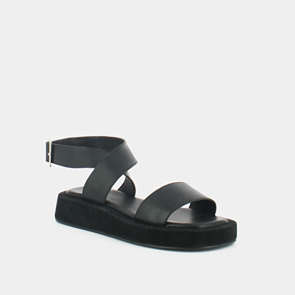 CROSS-STRAP SANDALS WITH THICK SOLES