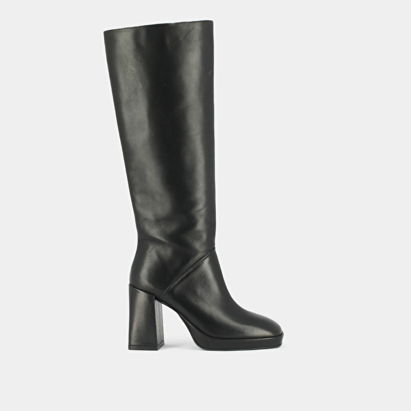 HIGH HEEL BOOTS WITH SQUARE TOE