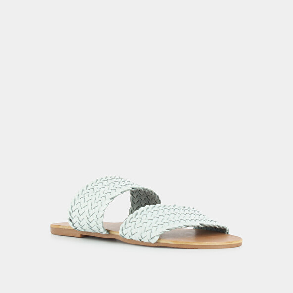 MULES WITH BRAIDED STRAPS