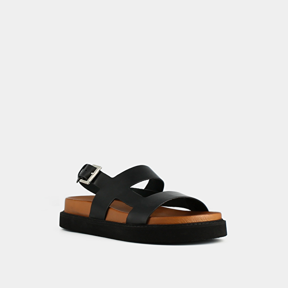 CROSS-STRAP SANDALS