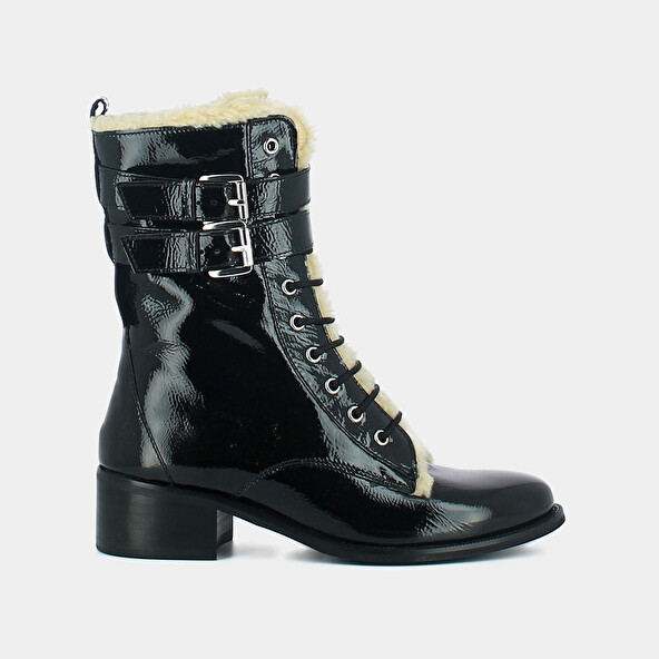 HEELED BOOTS WITH LACES