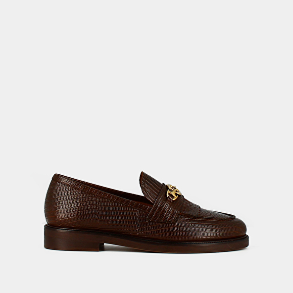 LOAFERS WITH GOLD BUCKLES