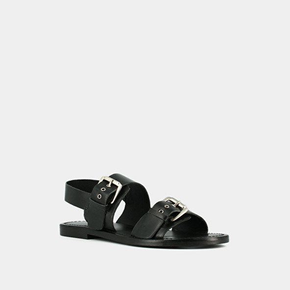 SANDALS WITH INTERLACED STRAPS