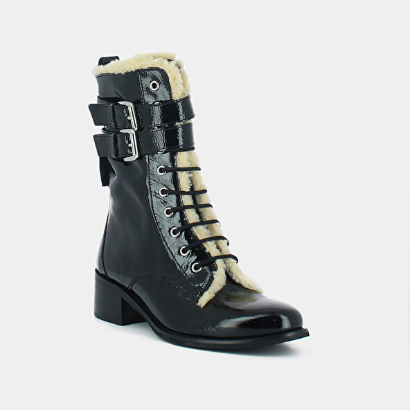HEELED BOOTS WITH LACES