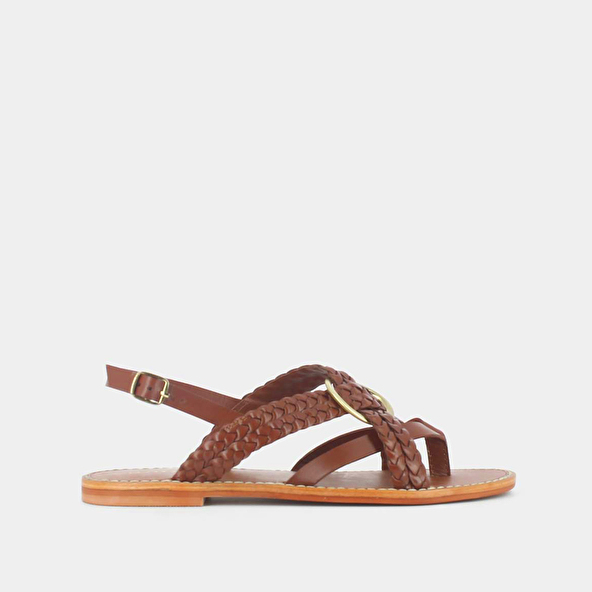 WOVEN FLAT SANDALS