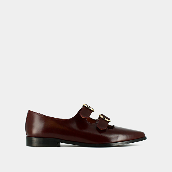 POINTED LOAFERS WITH BUCKLES