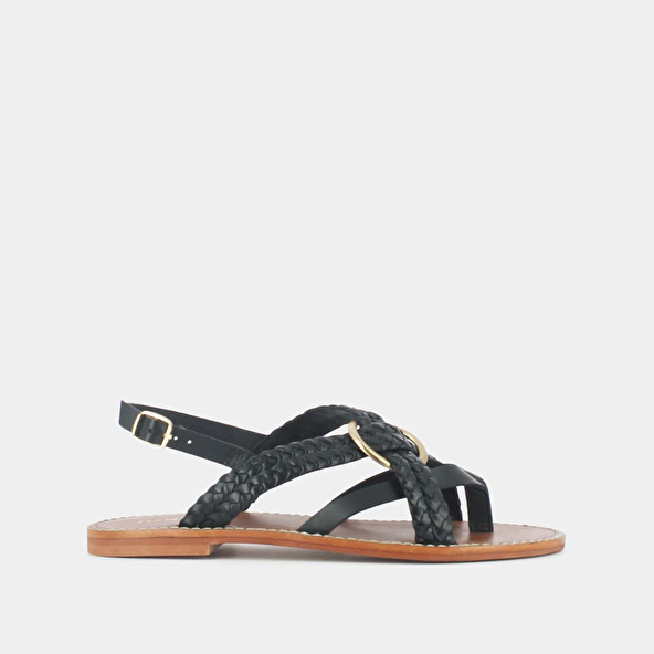 WOVEN FLAT SANDALS