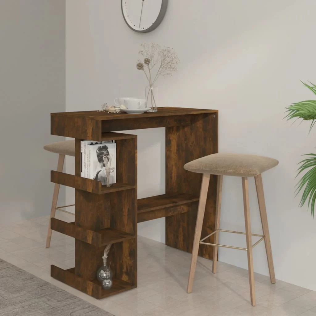 Andoer parcel,With Wine Cabinet Bar Cabinet Console Wine Cabinet Bar Cabinet Console Table Oak Wood Table With Small - Oak - Table Small Rewis Modern Easy Assembly With - Table Camerina Vidaxl