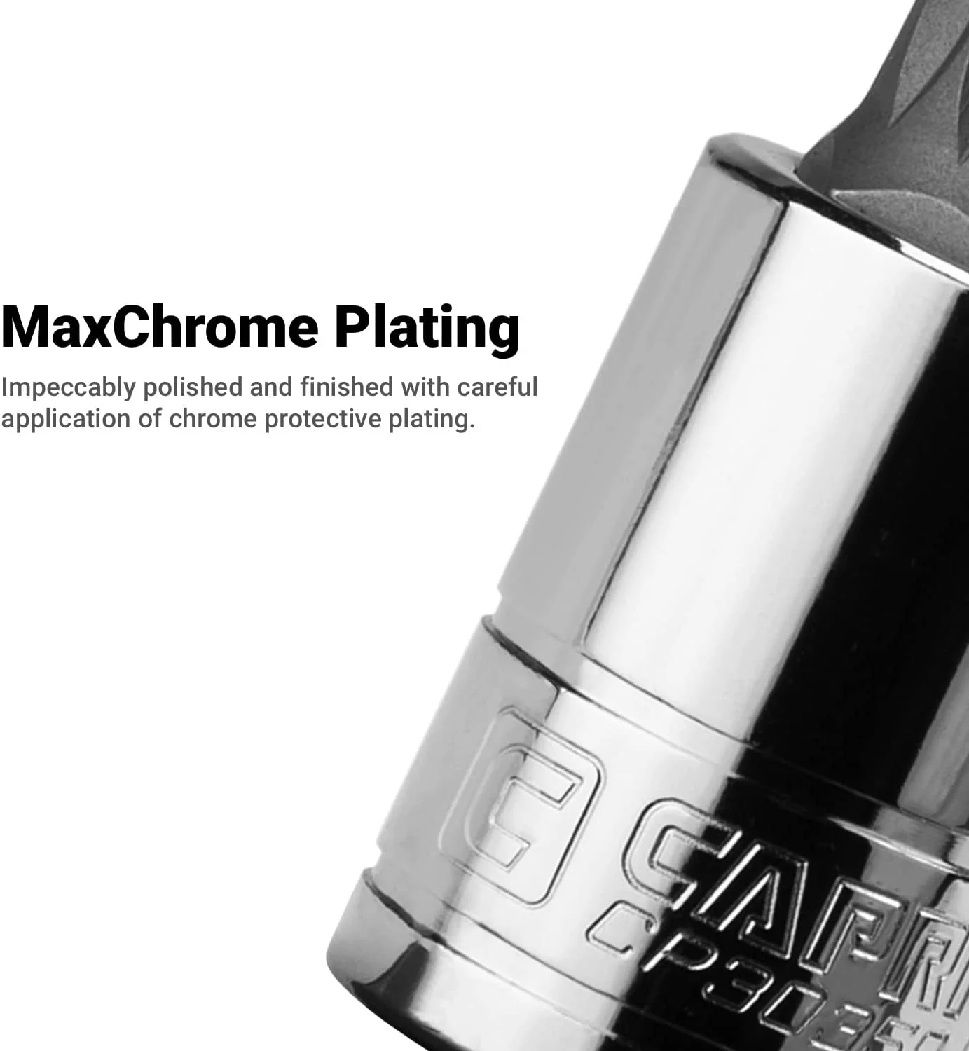 Capri Tools - CP 12mm XZN Triple Square Bit Socket with 1/2-Inch Drive 12mm (M12)