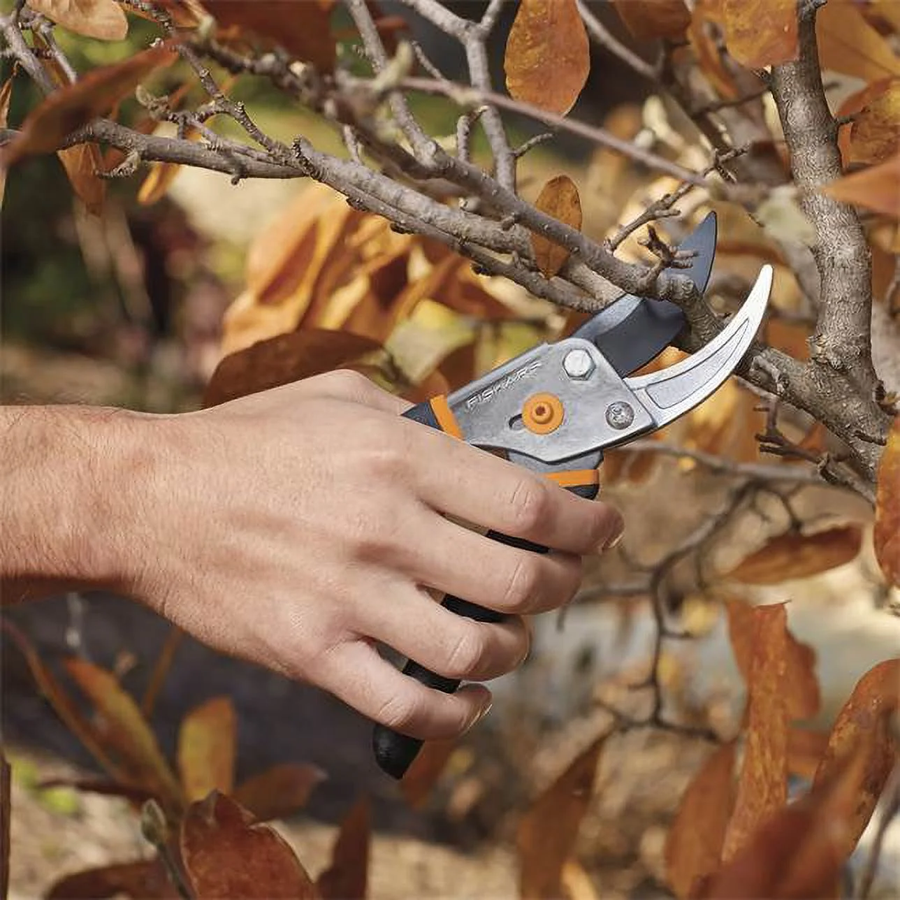 Fiskars 91095935J Steel Bypass Pruning Shears… 2-Pack