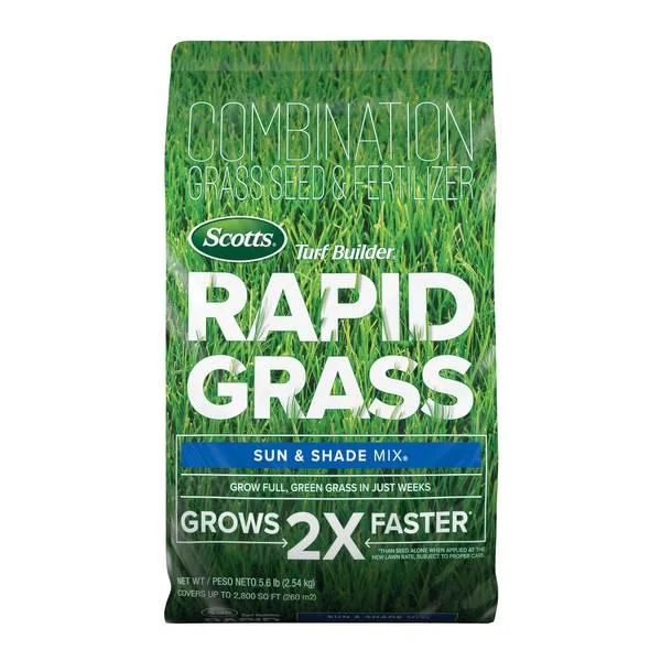 Scotts 5.6 lb Turf Builder Rapid Grass Sun and Shade Mix