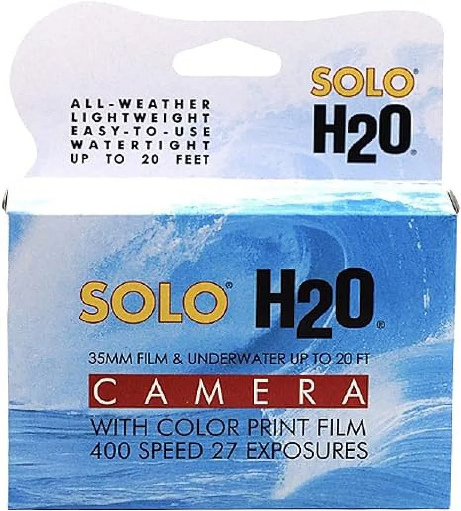 10ct Waterproof Disposable Camera Single Use 35mm Film - 400 Speed, 27 Exposures