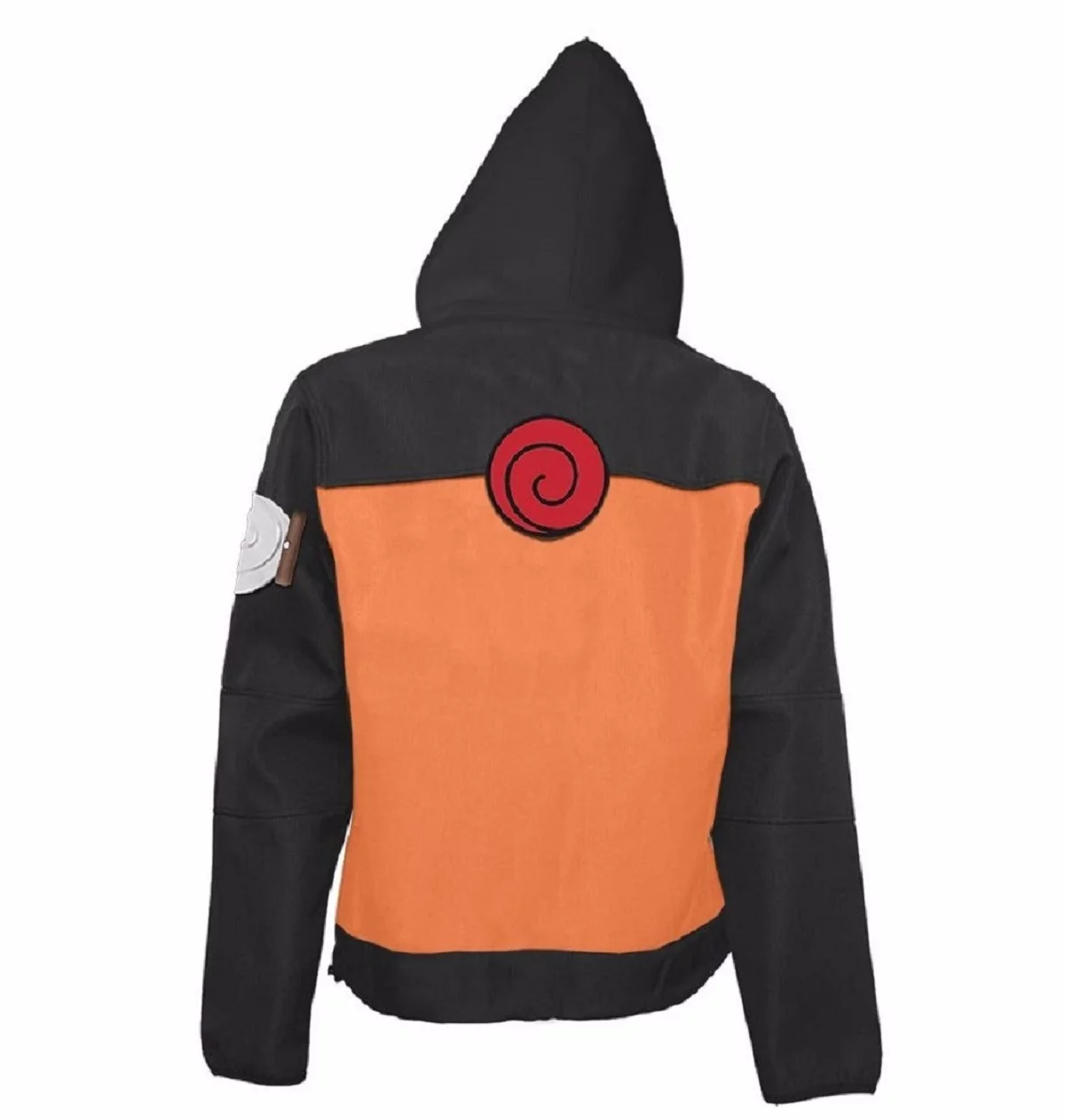Naruto Shippuden Naruto Costume Adult Zip Up Hoodie M