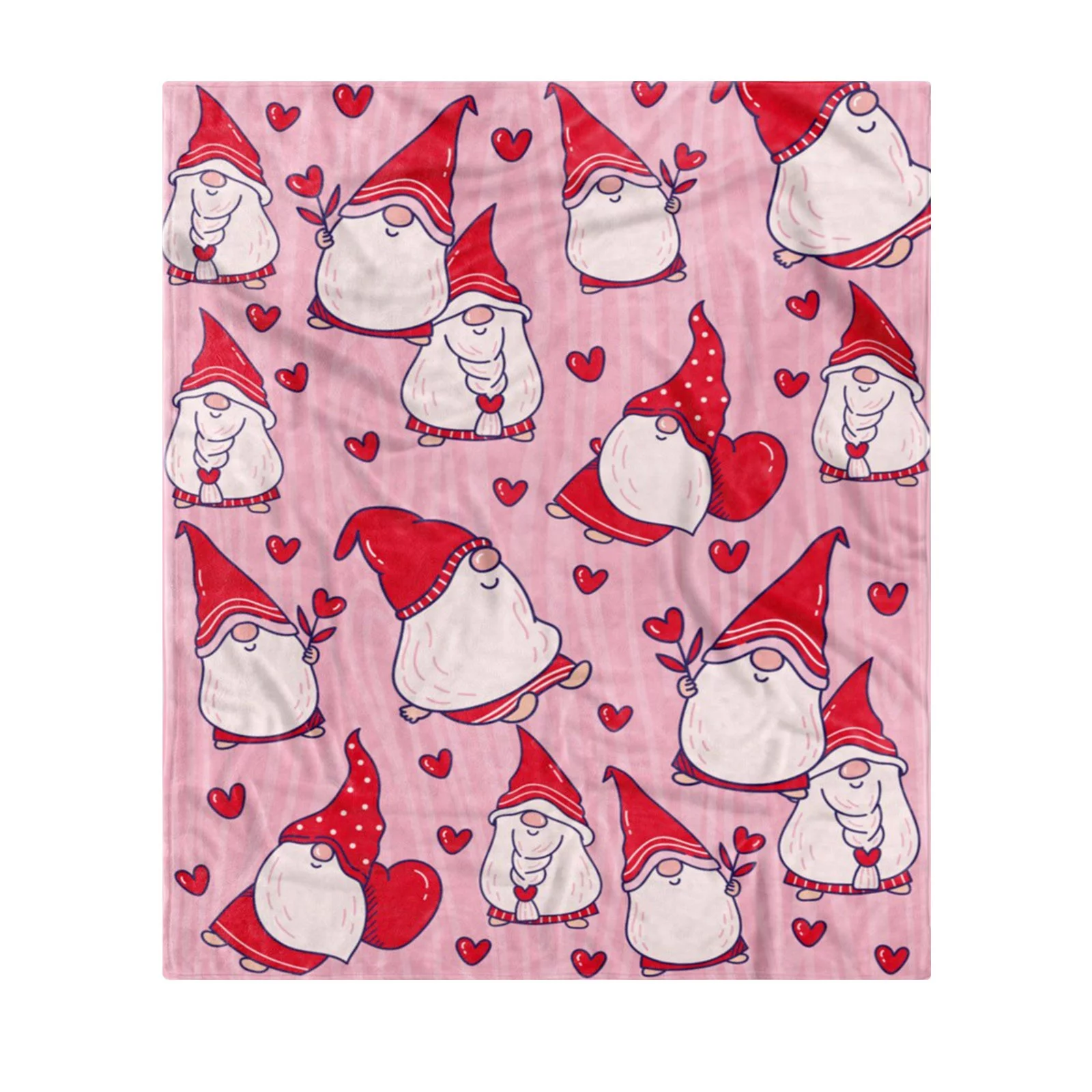 Valentine's Day Blanket Flannel Decorative Blanket Air Conditioning Blanket Throw Blanket