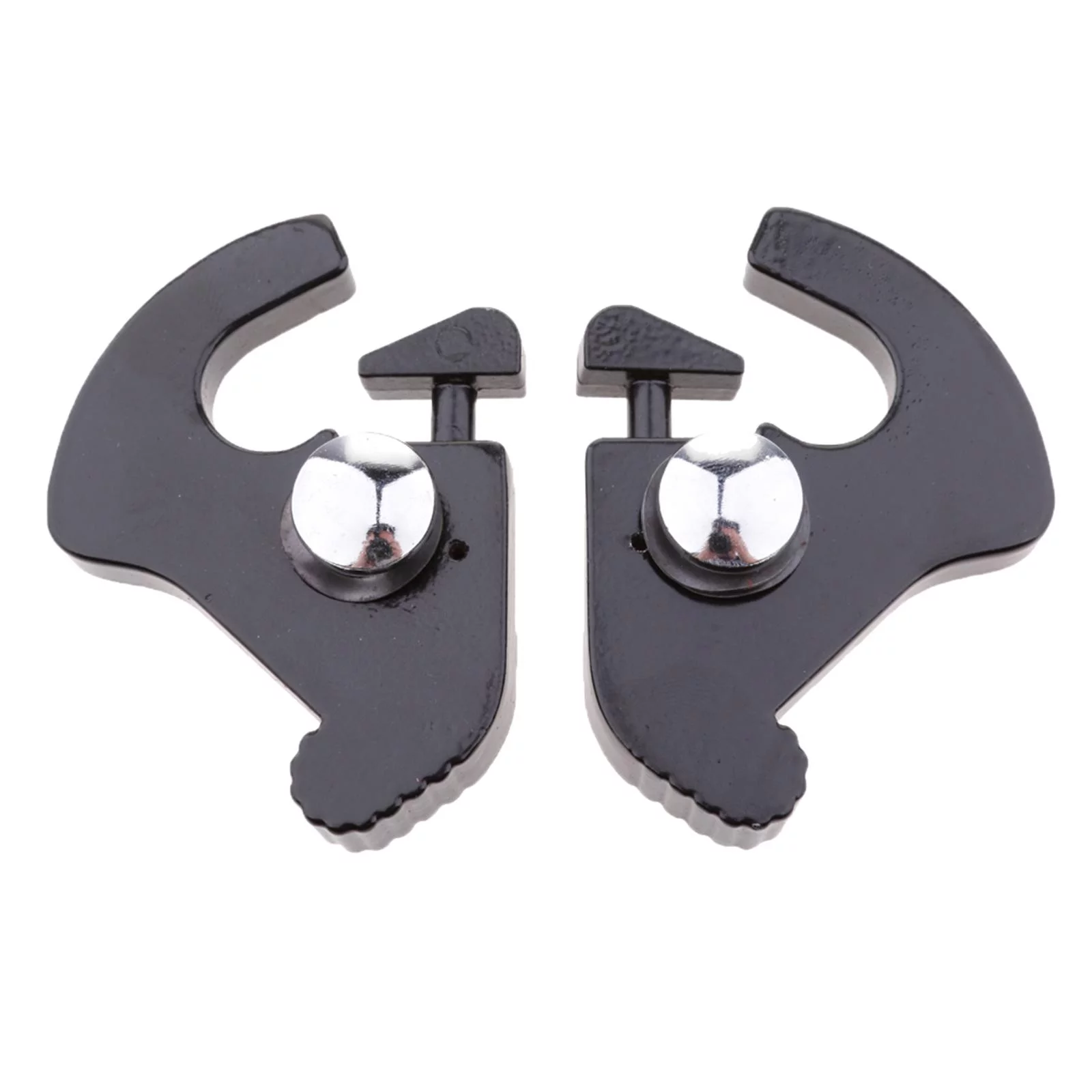 jiaping 2pcs Motorcycles Detachable Backrest Sissy Bar Luggage Rack Rotary Docking Latch