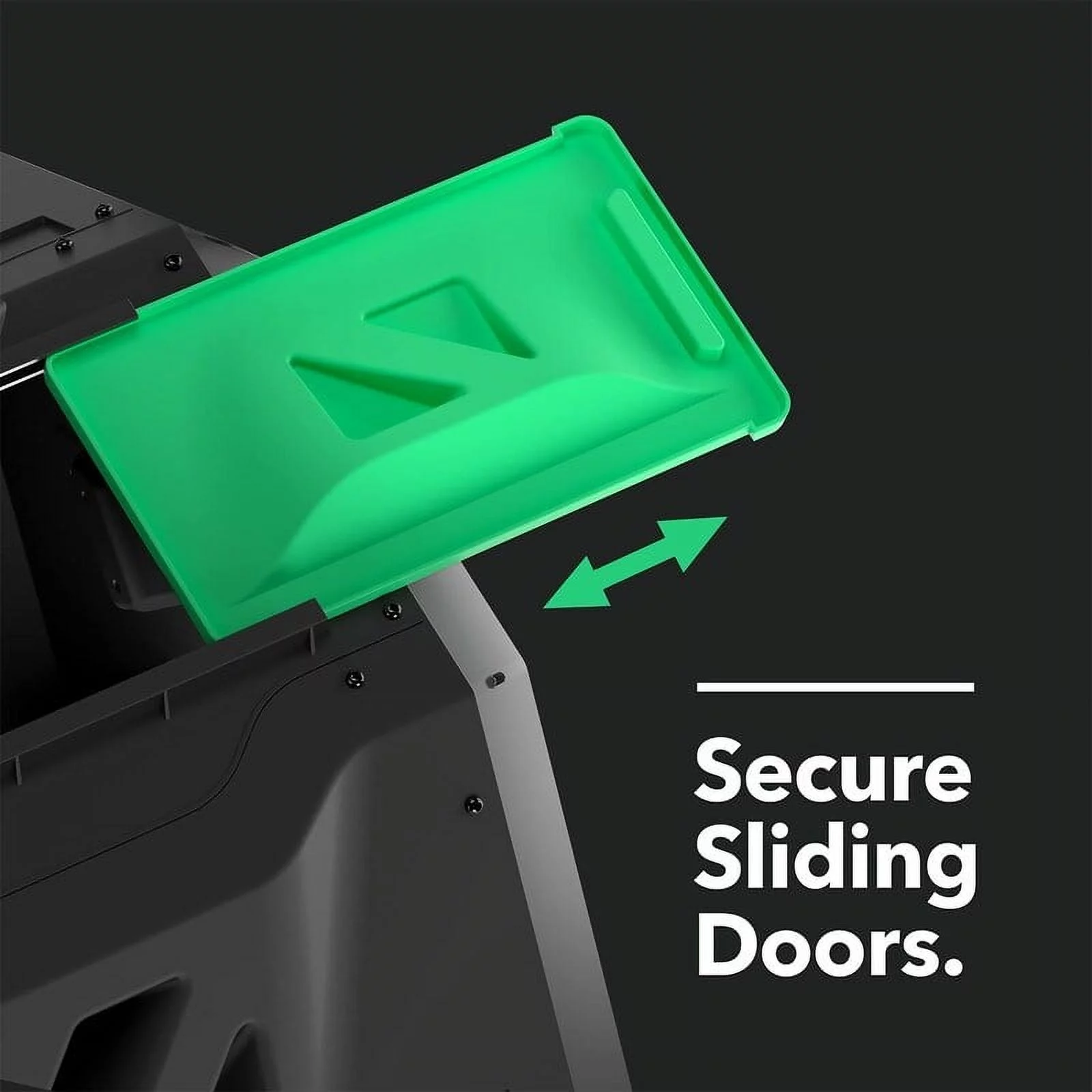 42 Gallon Tumbling Outdoor Compost Bin - Dual Chamber 360° UV & Rust Resistant