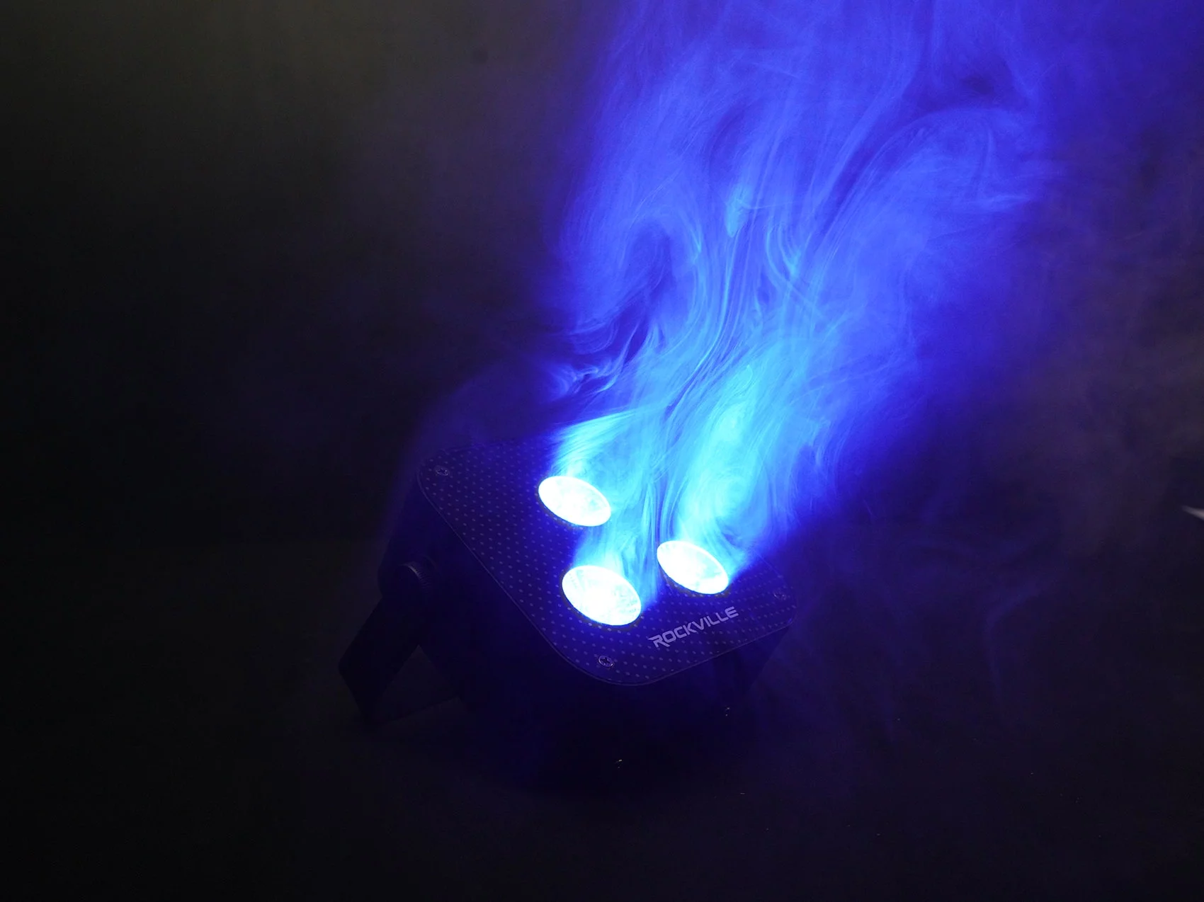 5) Rockville MINI RF3 Black RGBWA+UV DJ/Party LED Wash Lights+DMX Controller+Bag