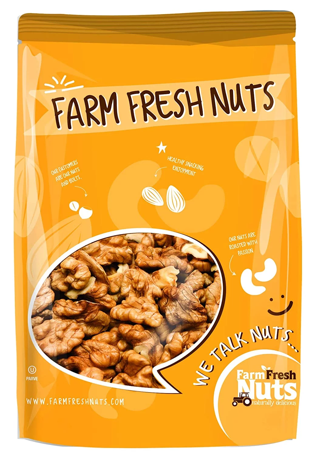 California Walnuts Raw Halves & Pieces (5 LB) | Farm Fresh Nuts