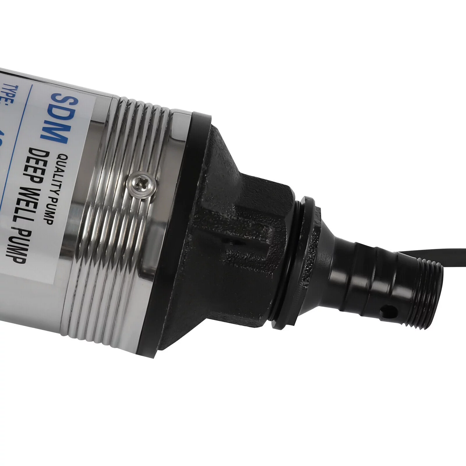 ZhdnBhnos 110V 370W Electric Powered Deep Well Pump 1/2HP 16GPM Submersible Pump Stainless Steel Water Pump