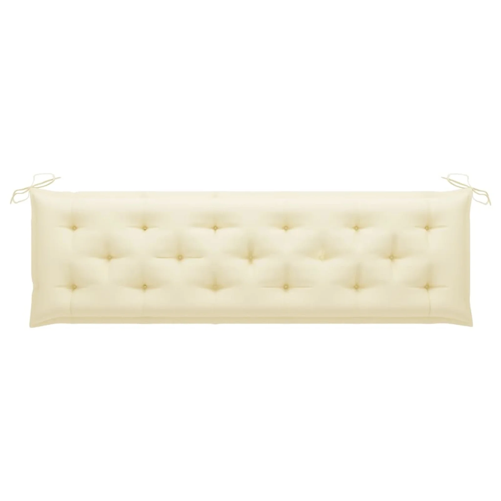 OWSOO Garden Bench Cushion Cream White 70.9