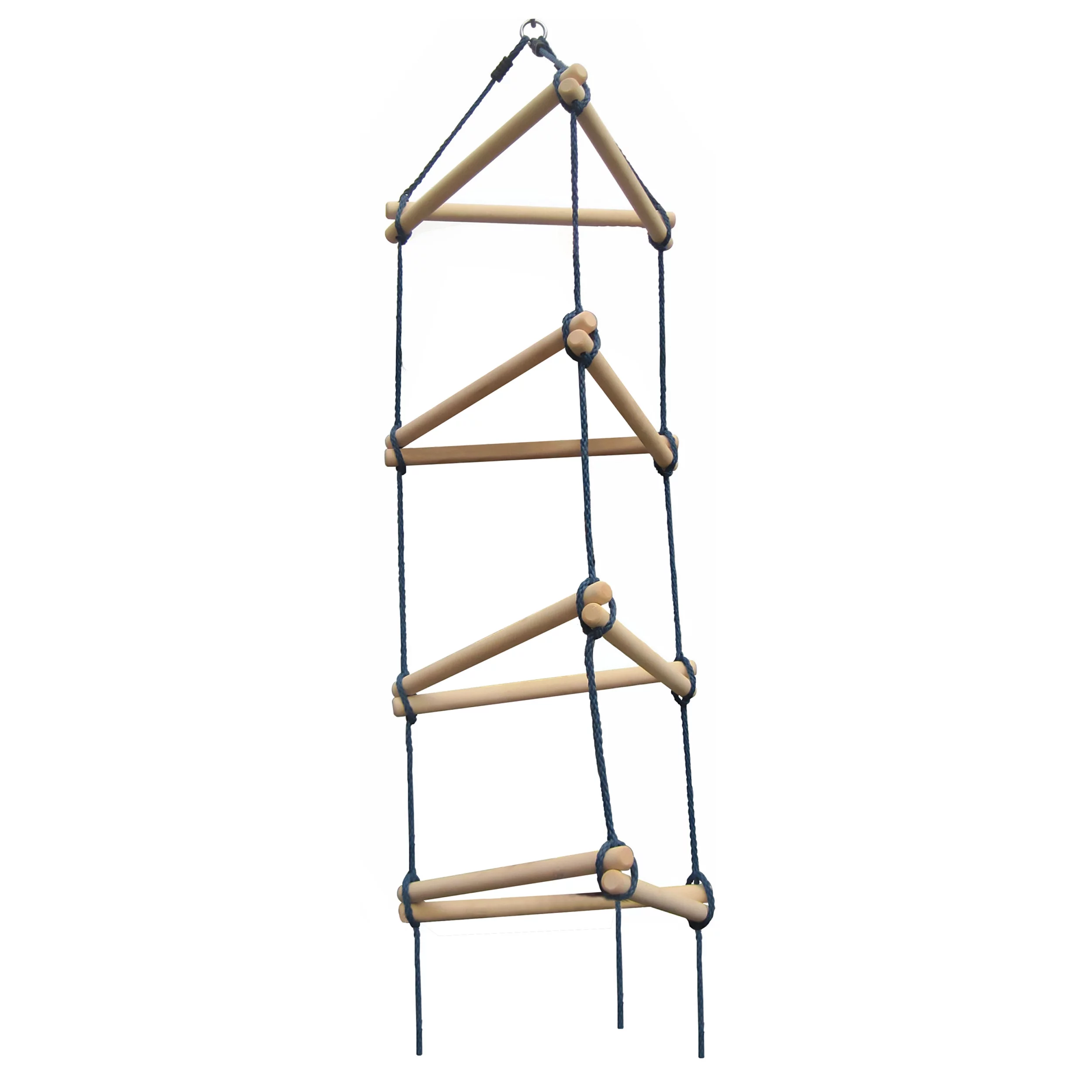 Swing-N-Slide Steeple Climber Rope Ladder with Ground Anchors for Backyard Swing Sets