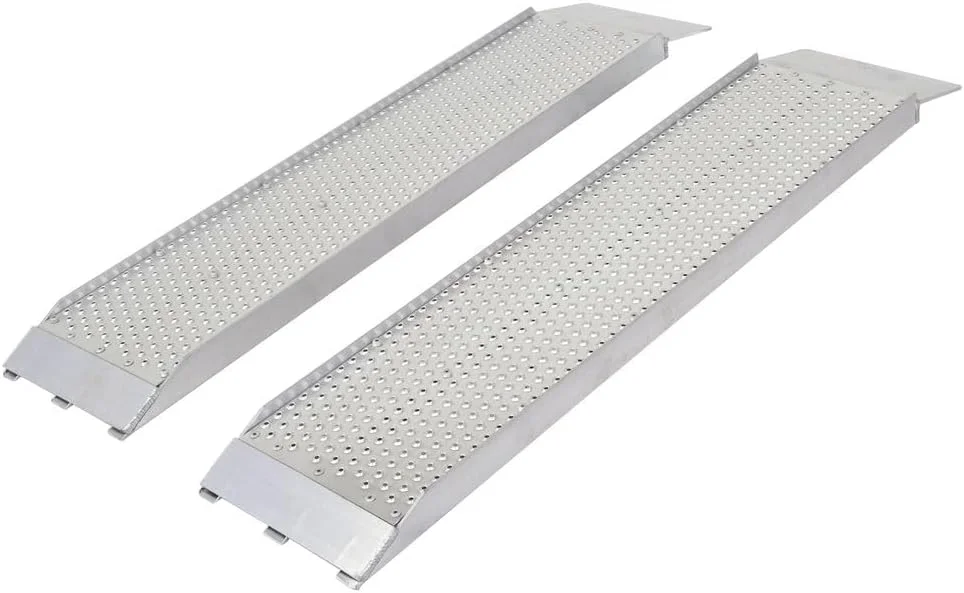 Guardian S-368-1500-P Dual Runner Shed Ramps with Punch Plate Surface - 8