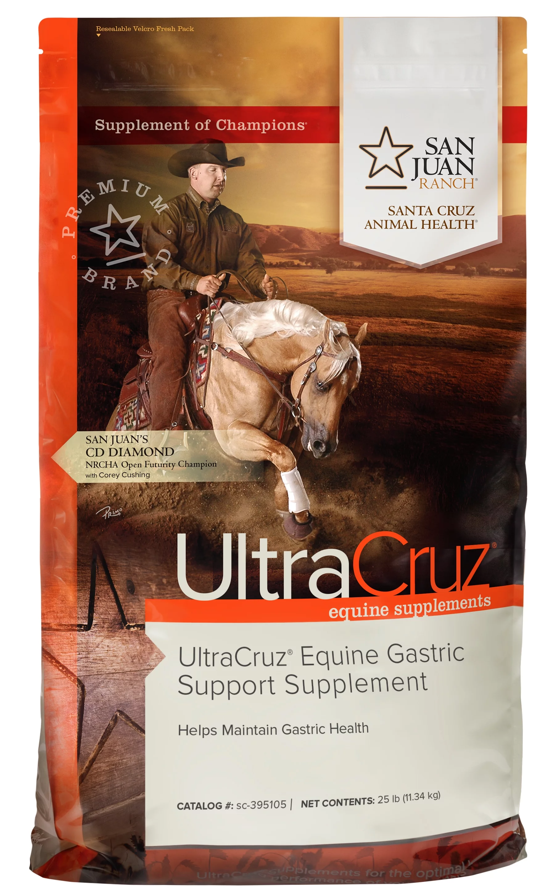 UltraCruz® Equine Gastric Support Supplement for Horses, 25 lb