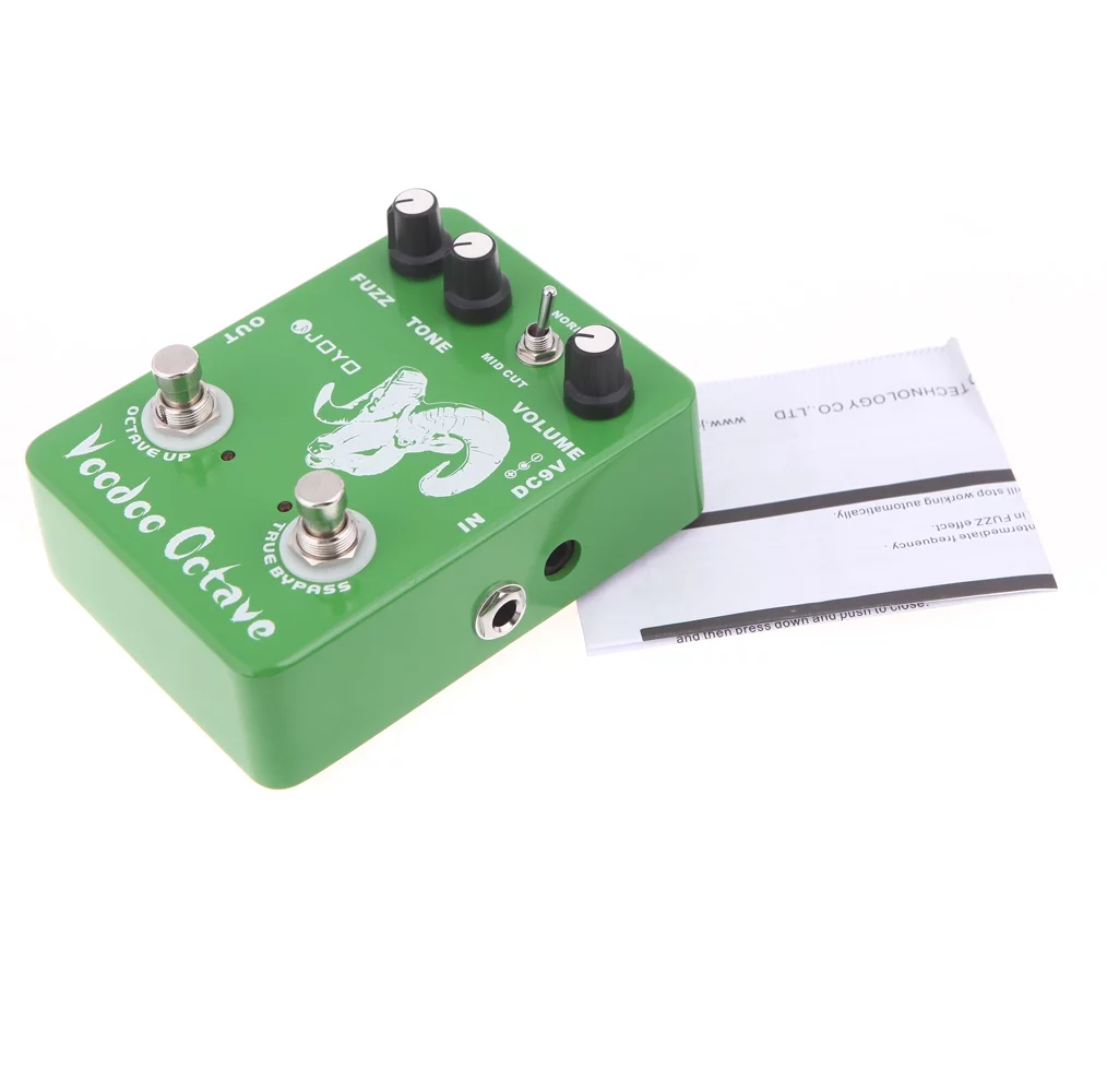 JOYO Voodoo Octave Fuzz Guitar Effect Pedal True Bypass Enhance Your Guitar's Sound!