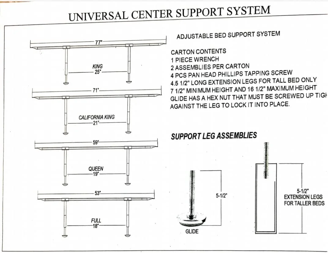 YILAN Universal Bed Support | Custom 30 yrs Experience