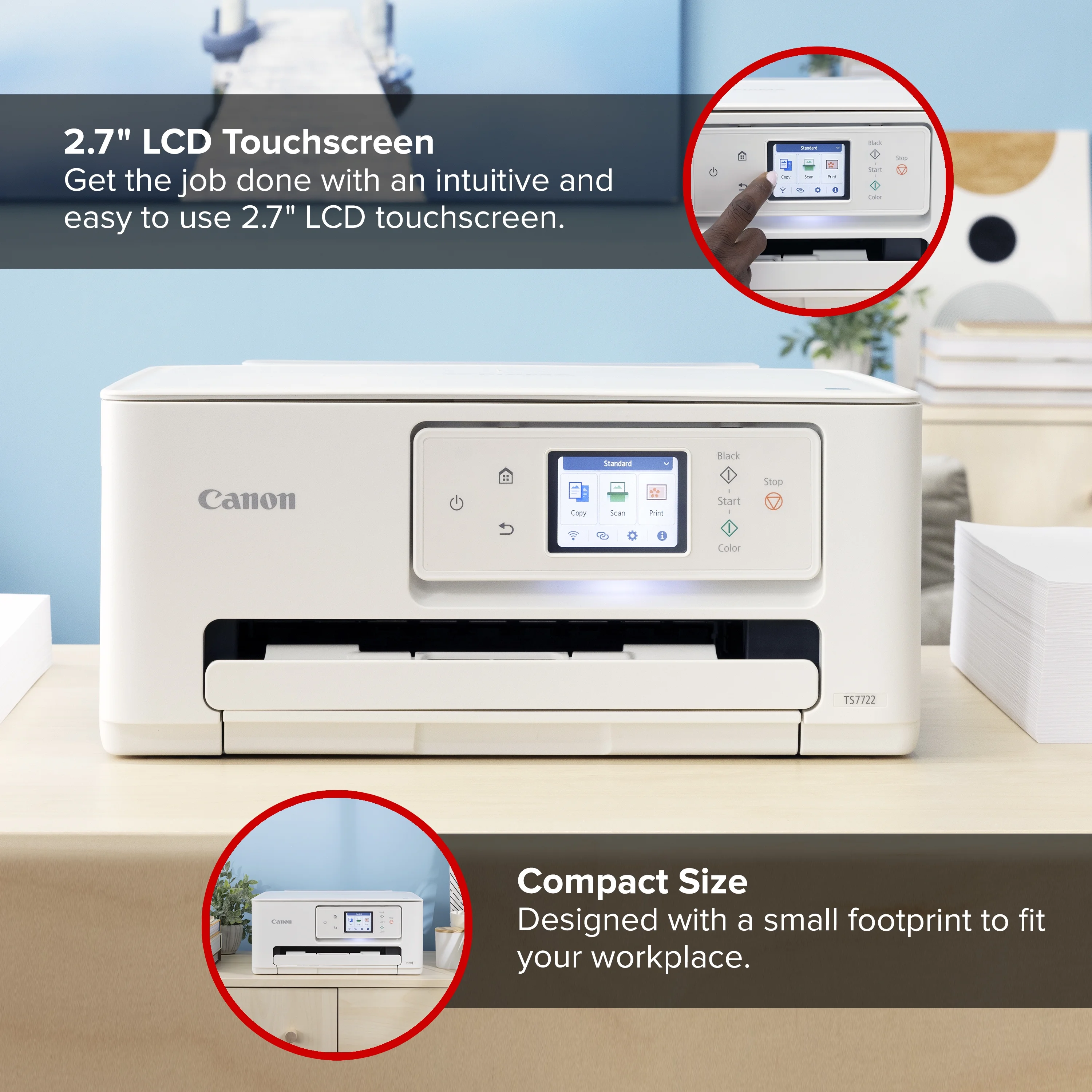 PIXMA TS7722 Wireless Home All-in-One Printer