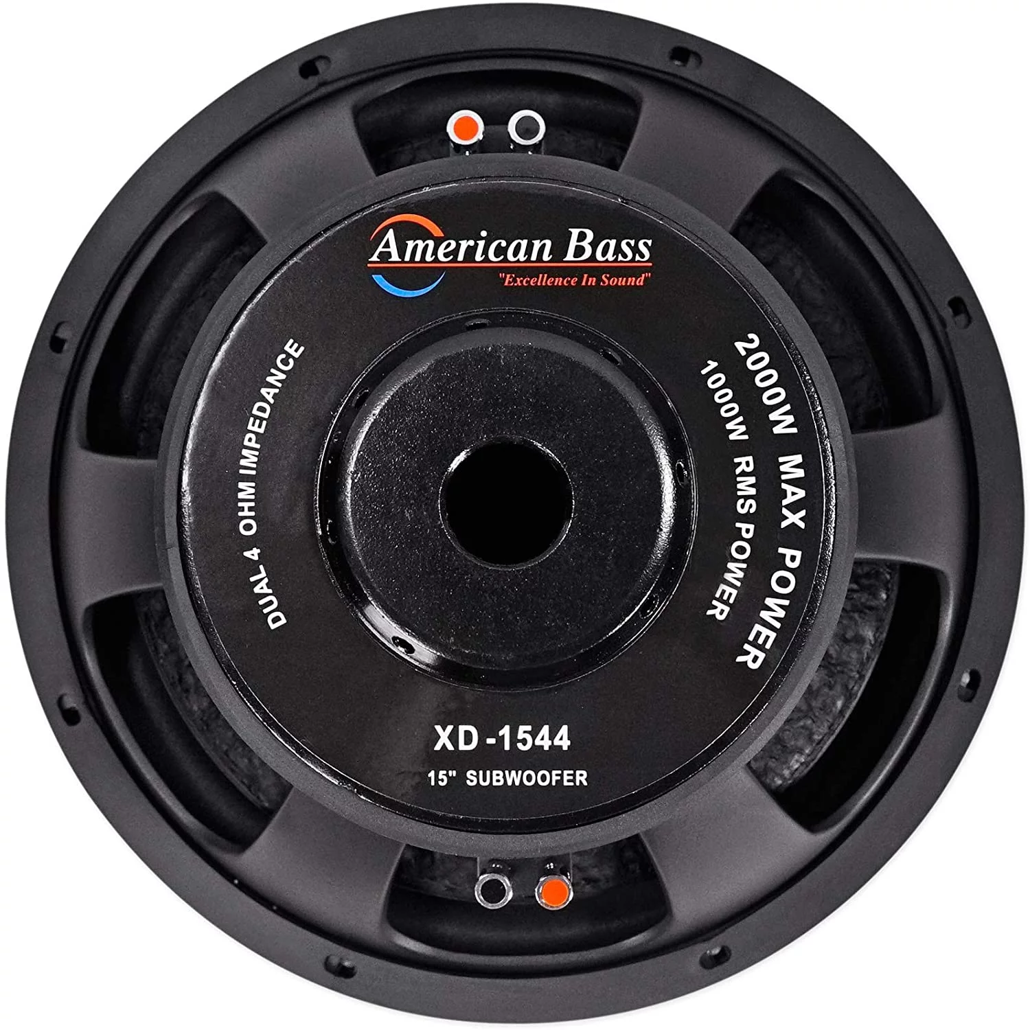 American Bass XD 1544 15 Inch Dual 4 Ohm Voice Coil 1000 Watt Max Subwoofer