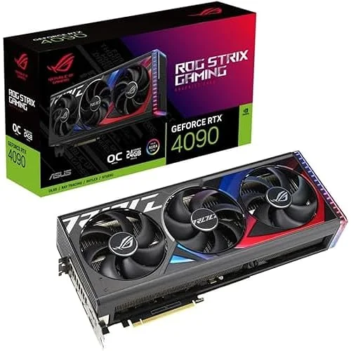 ASUS NVIDIA GeForce RTX 4090 Video Card OC edition 24GB GDDR6X / ROG-STRIX-RTX4090-O24G-GAMING