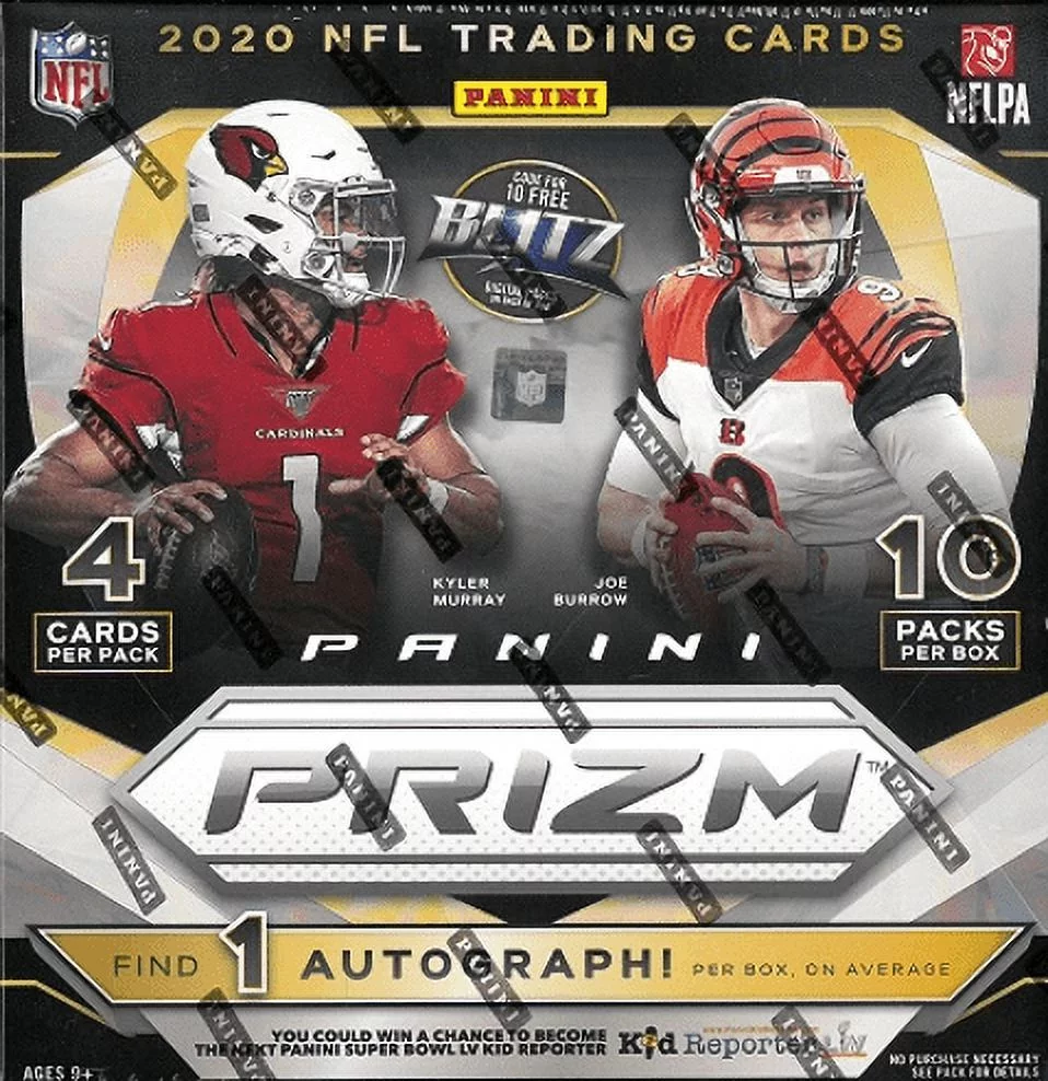 2020 Panini Prizm NFL Football Trading Cards Mega Box
