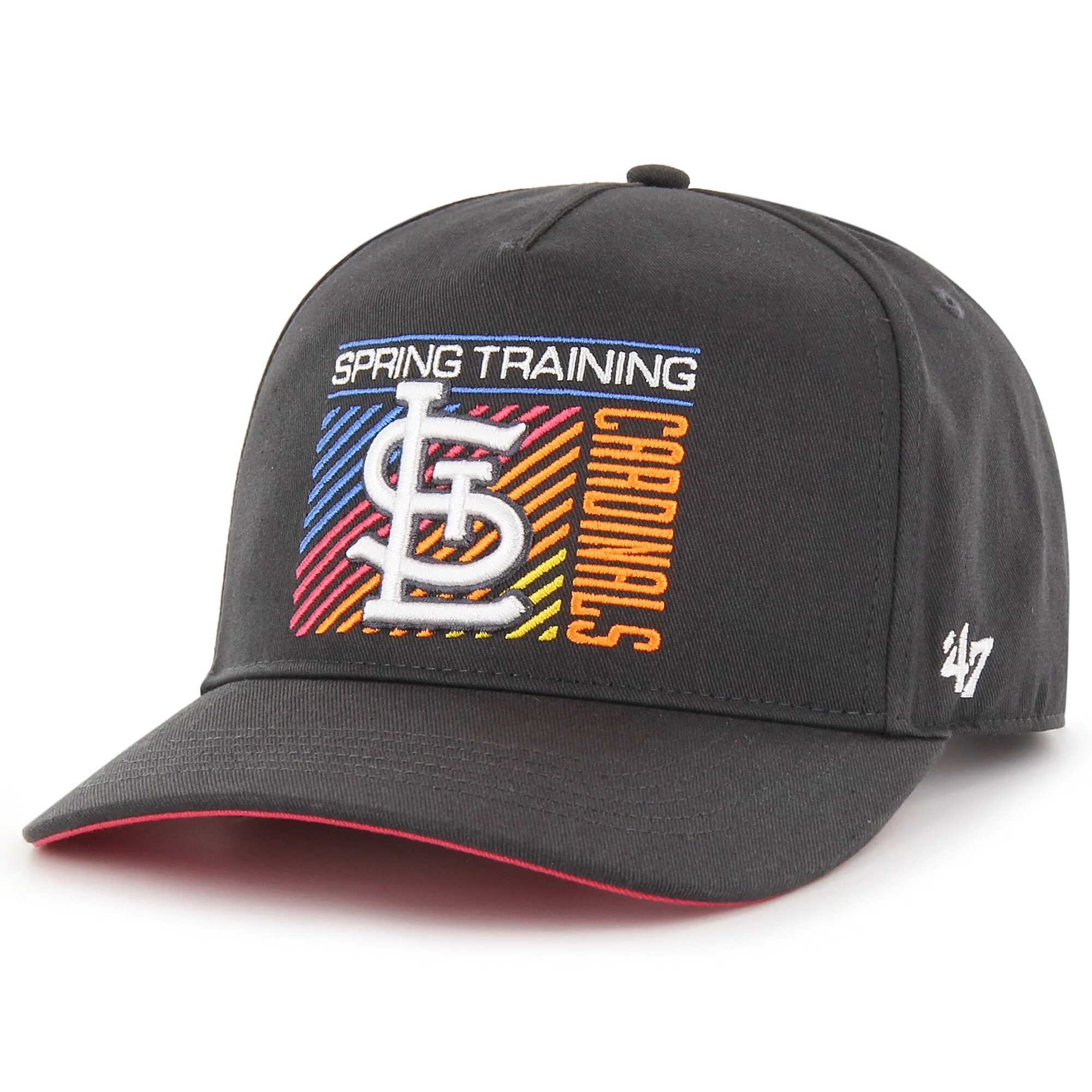 Men's '47  Charcoal St. Louis Cardinals 2023 Spring Training Reflex Hitch Snapback Hat - OSFA