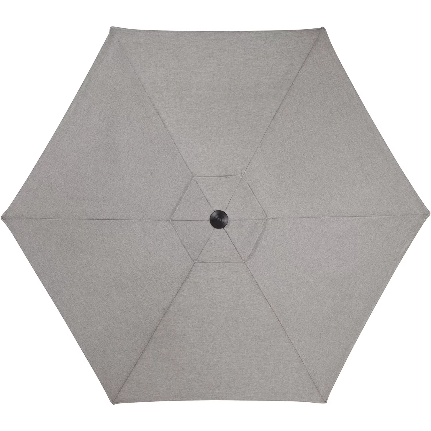 Hanover Lavallette 5-Piece Dining Set in Silver Linings with 4 Swivel Rockers, 42-In. Square Glass-Top Table, Umbrella, and Base, LAVDN5PCSW-SLV-SU