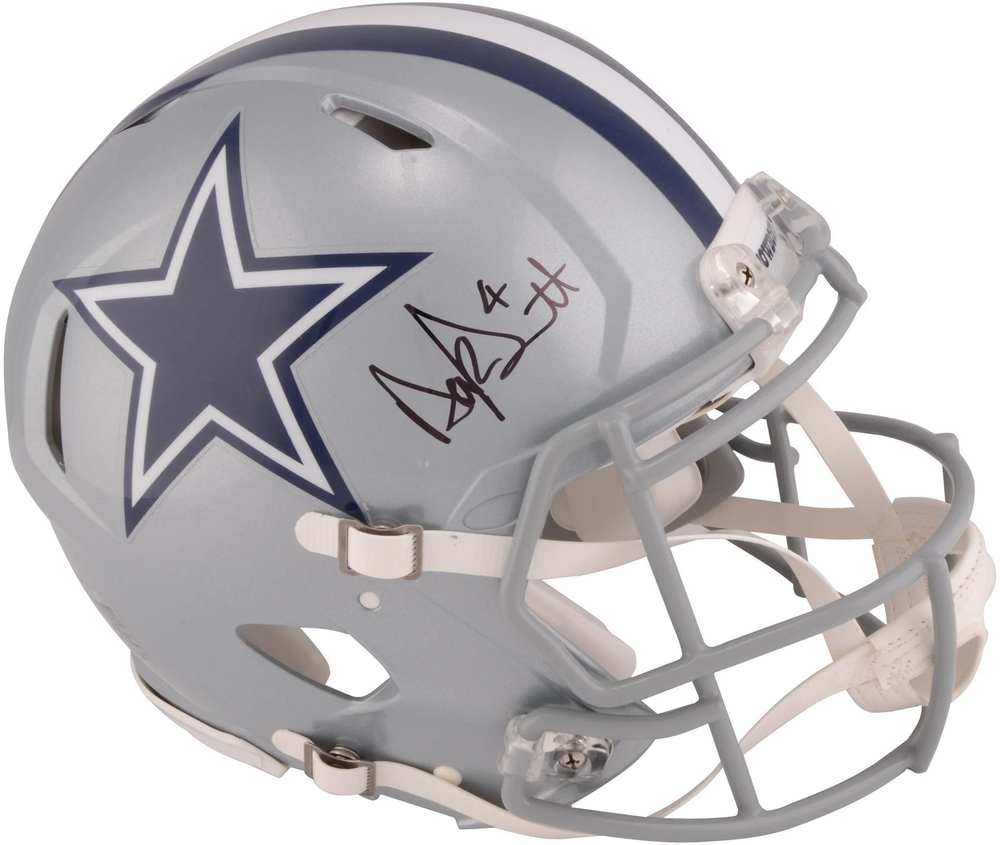 Dak Prescott Dallas Cowboys Autographed Riddell Speed Pro-Line Helmet - Fanatics Authentic Certified
