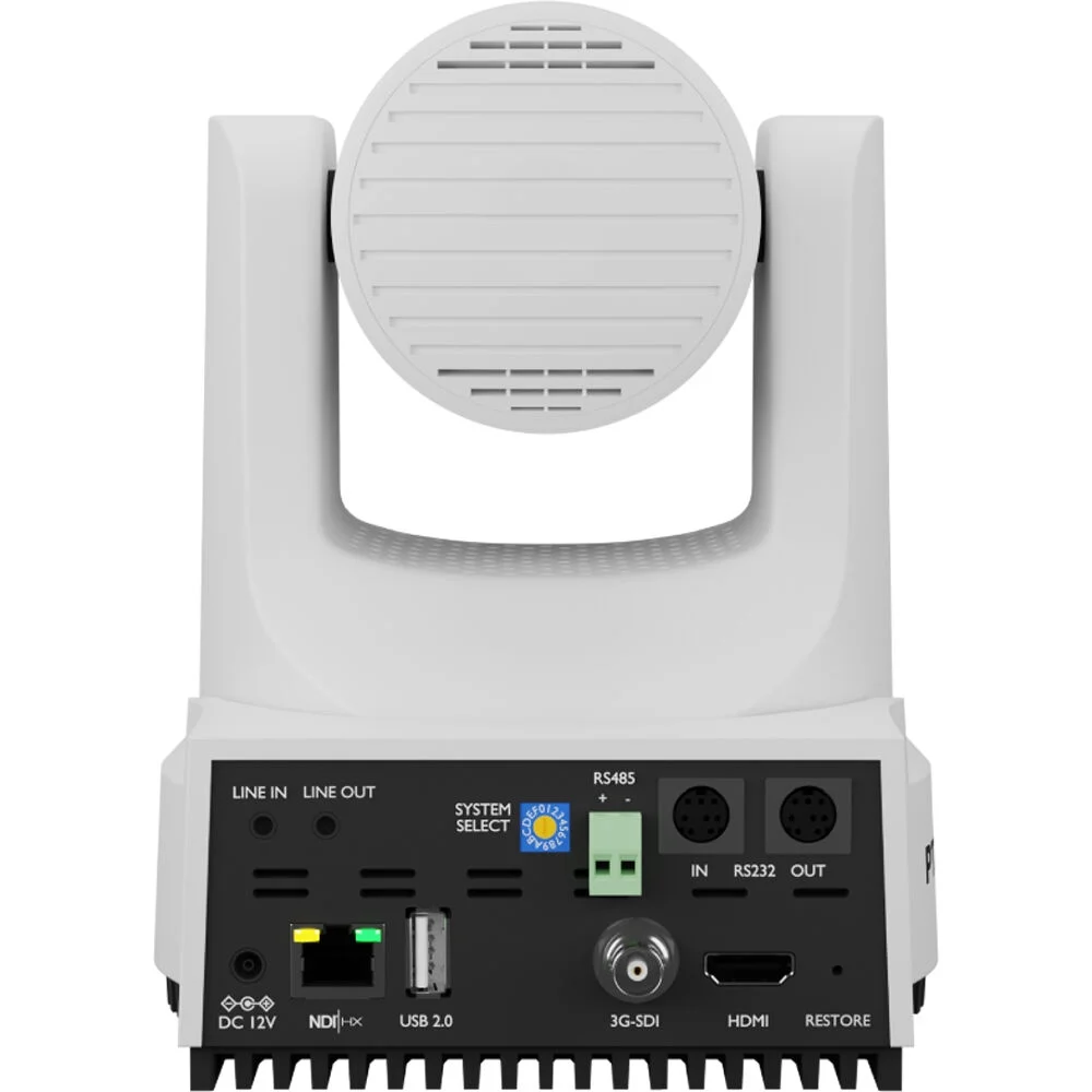 2 x PTZOptics Move 4K SDI/HDMI/USB/IP PTZ Camera with 12x Optical Zoom (White) (PT12X-4K-WH-G3) + PTZOptics PT-JOY-G4 Joystick Controller