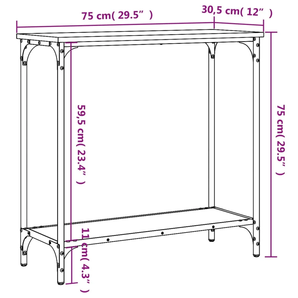 Andoer parcel,0215034c Console Table 29.5