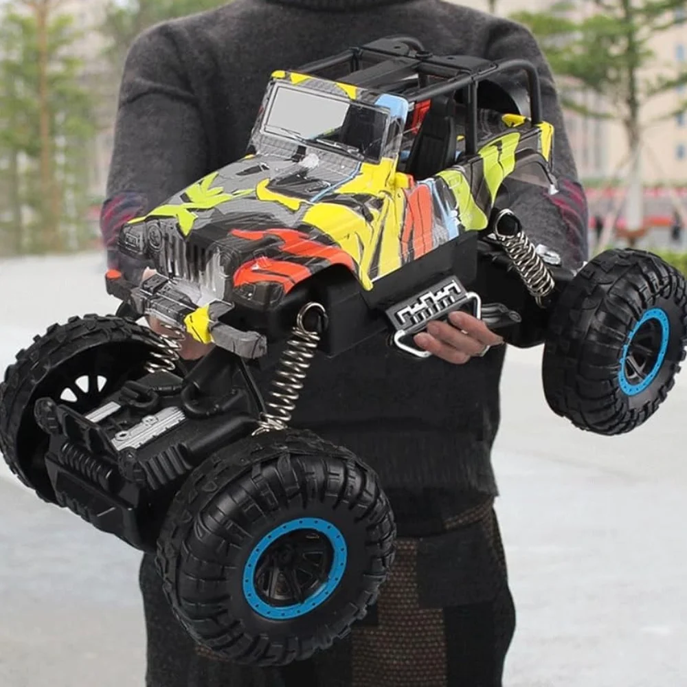 Cheefull Electric Outdoor RC Truck, 2.4GHz All Terrain Climbing RC Off-Road Car, Christmas Birthday Toys Gift for Boys