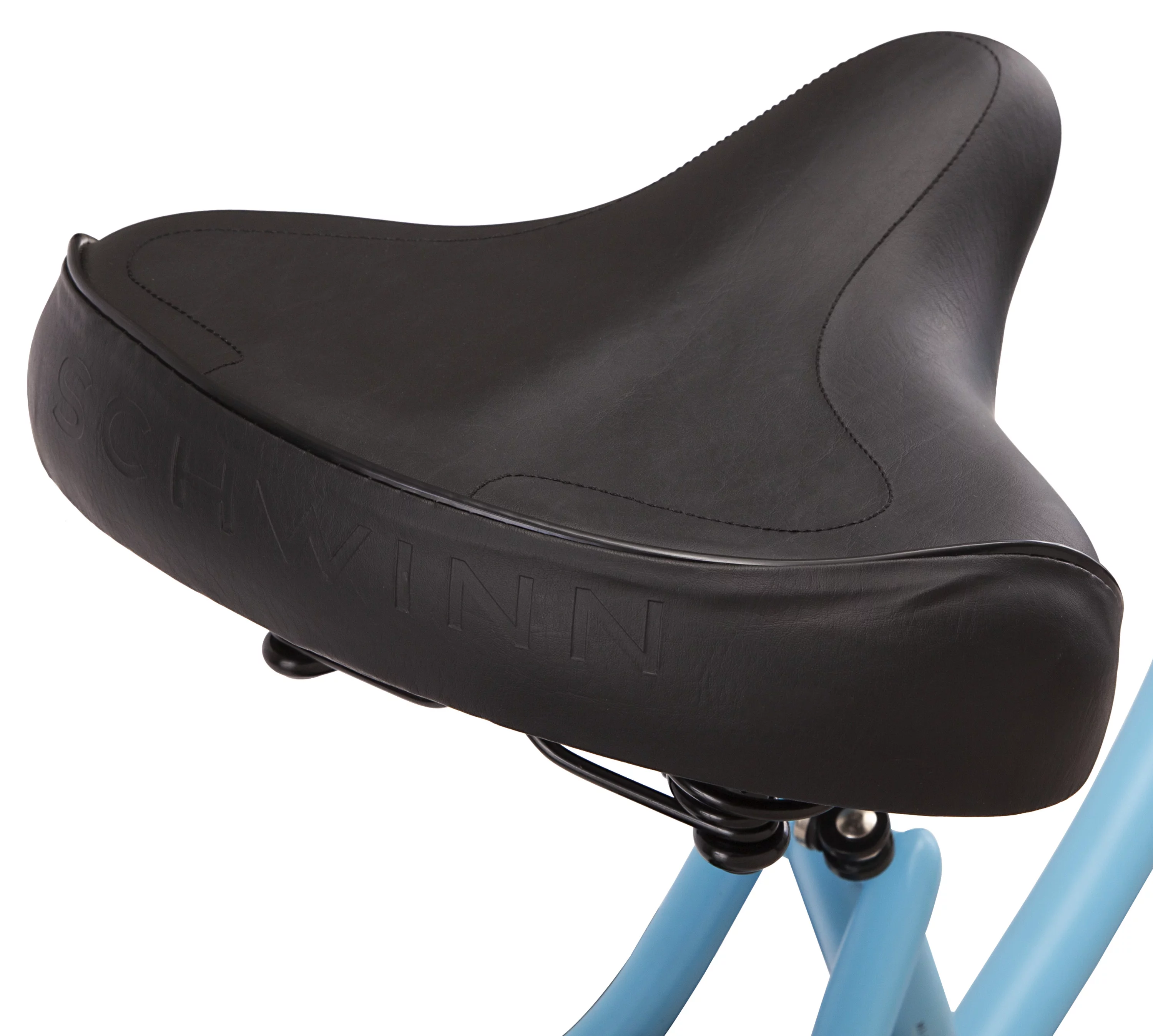 Schwinn Siesta cruiser bike, single speed, 24-inch wheels, sky blue, girls style