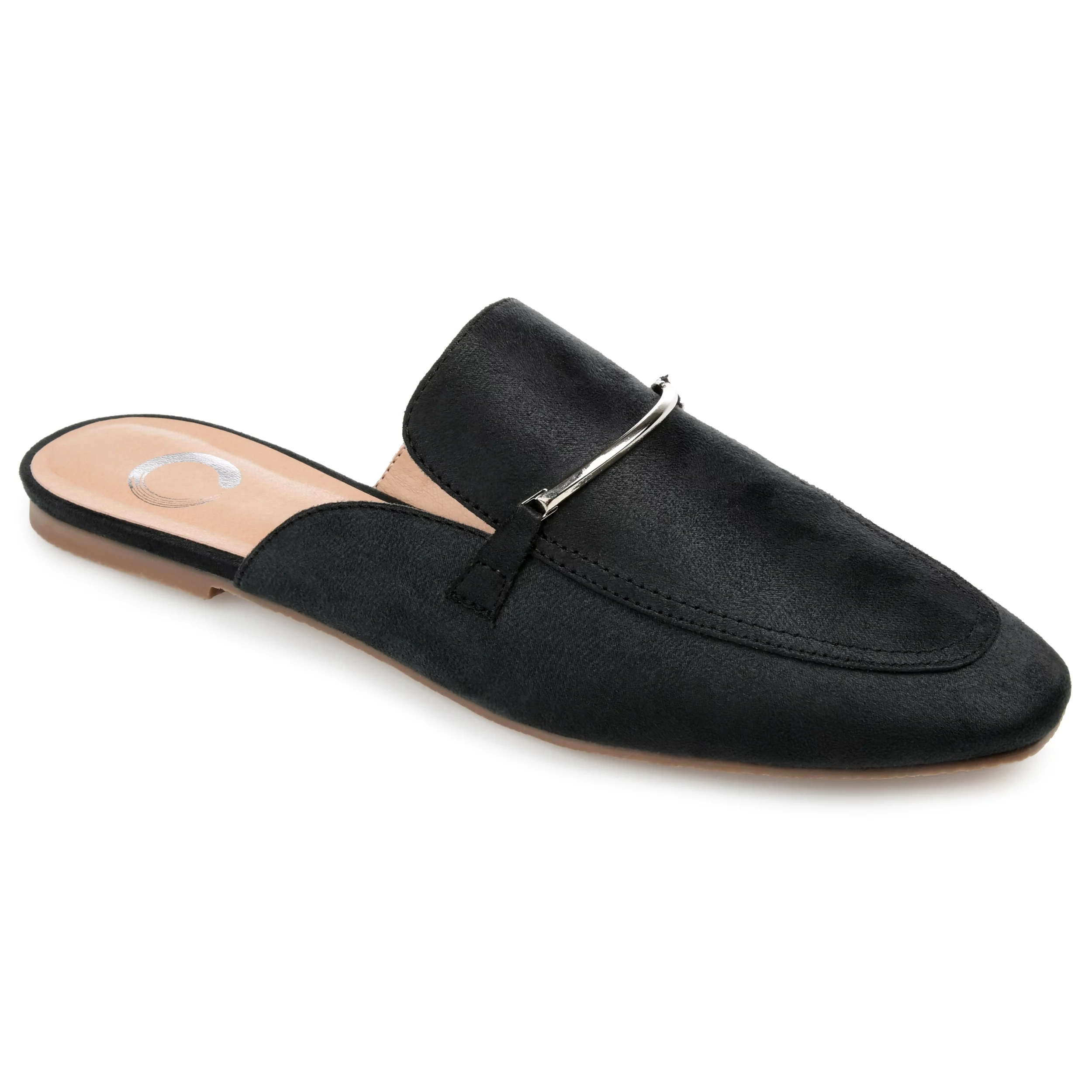 Journee Collection Womens Ameena Slip On Square Toe Mules Flats