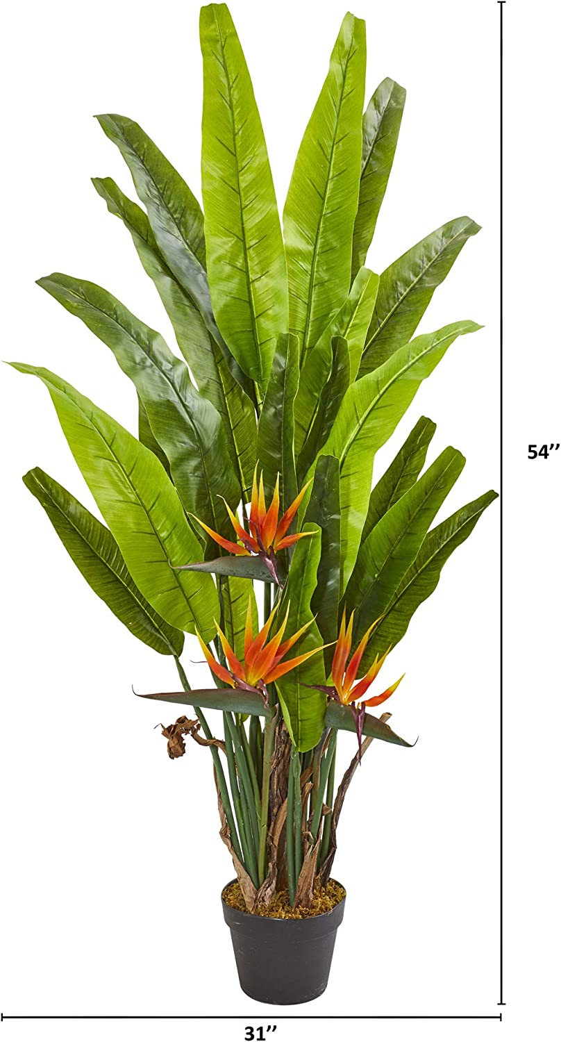 HYUN 4.5ft. Bird of Paradise Artificial Plant