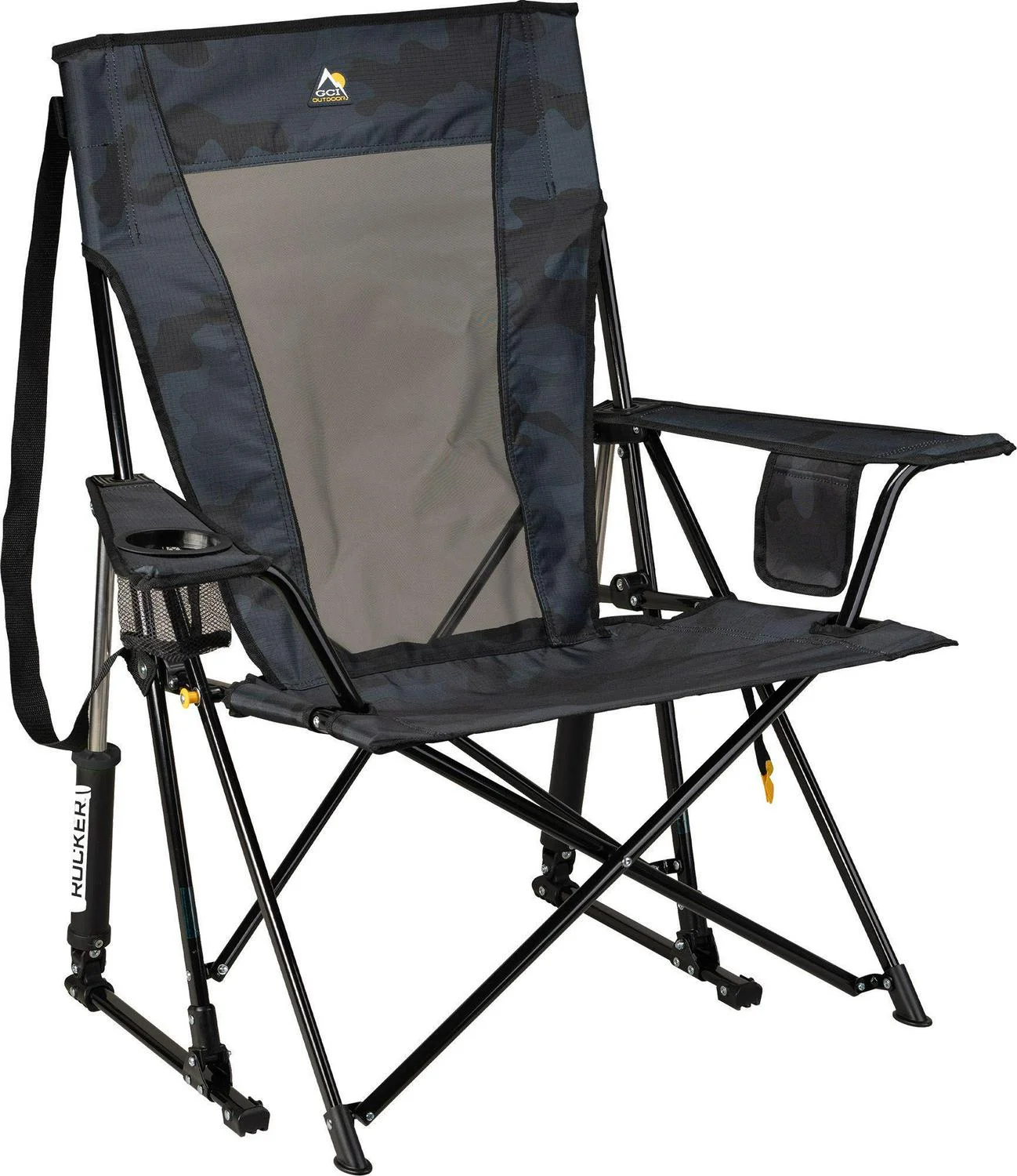 GCI Outdoor Comfort Pro Rocker Chair Pewter/Black