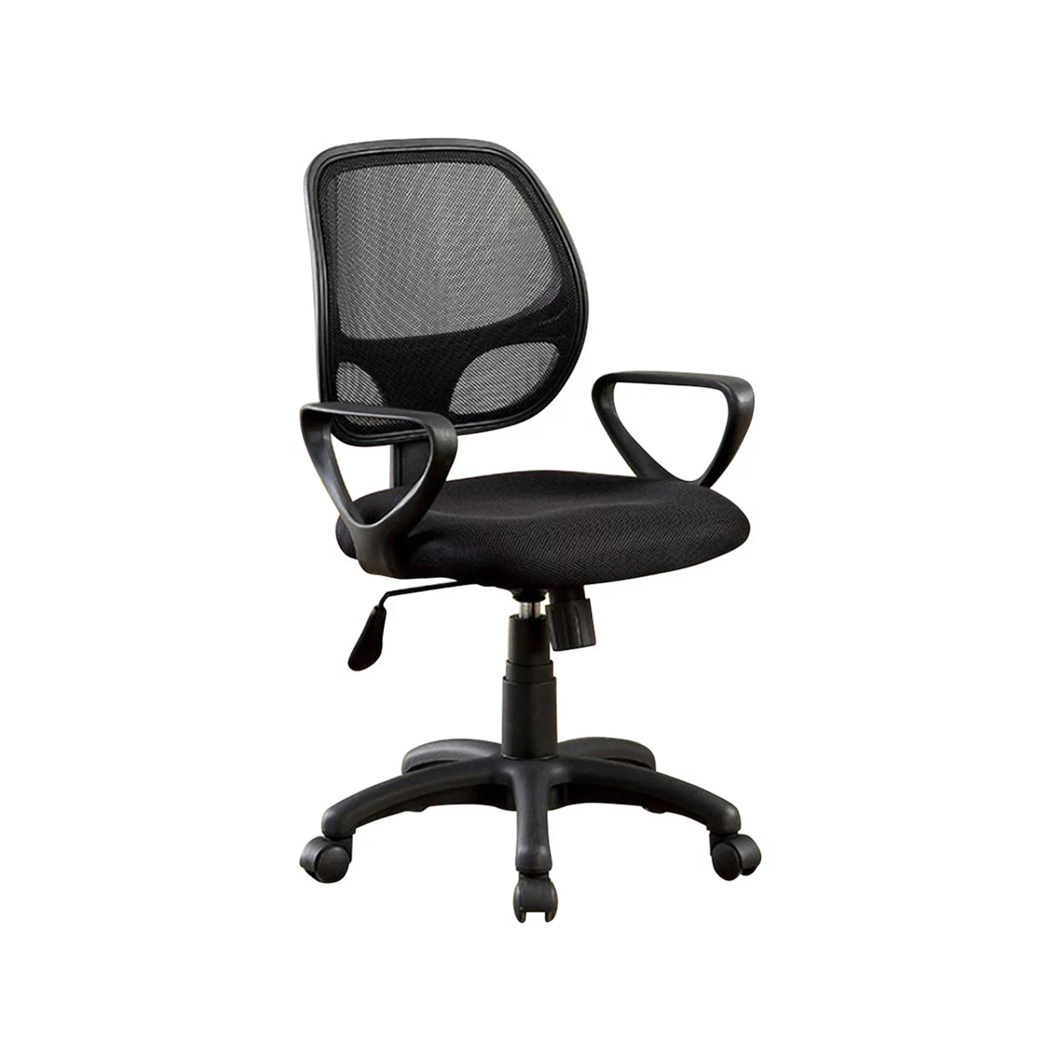Benzara Sherman Contemporary Style Office Chair, Black
