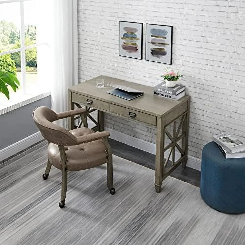 GVJMTKP Dining Chair with Casters  Kitchen Table Chair with Caster & Arms  Roller Poker Table Chairs with Wheels  Wood Captains Game Table Rolling Chairs(Espresso&Wine Red 1910WR)