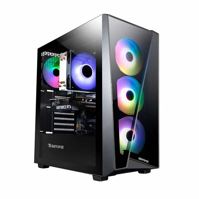 Open Box IBUYPOWER DESKTOP i7-13700F 32GB 1TB SSD RTX 3060 SLATEMRI7N3601 - BLACK