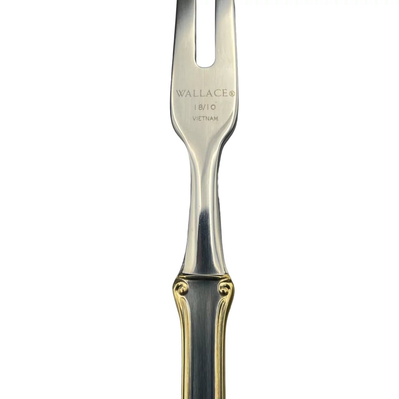 Wallace Napoleon Bee Gold Accent 18/10 Stainless Steel Food Pick