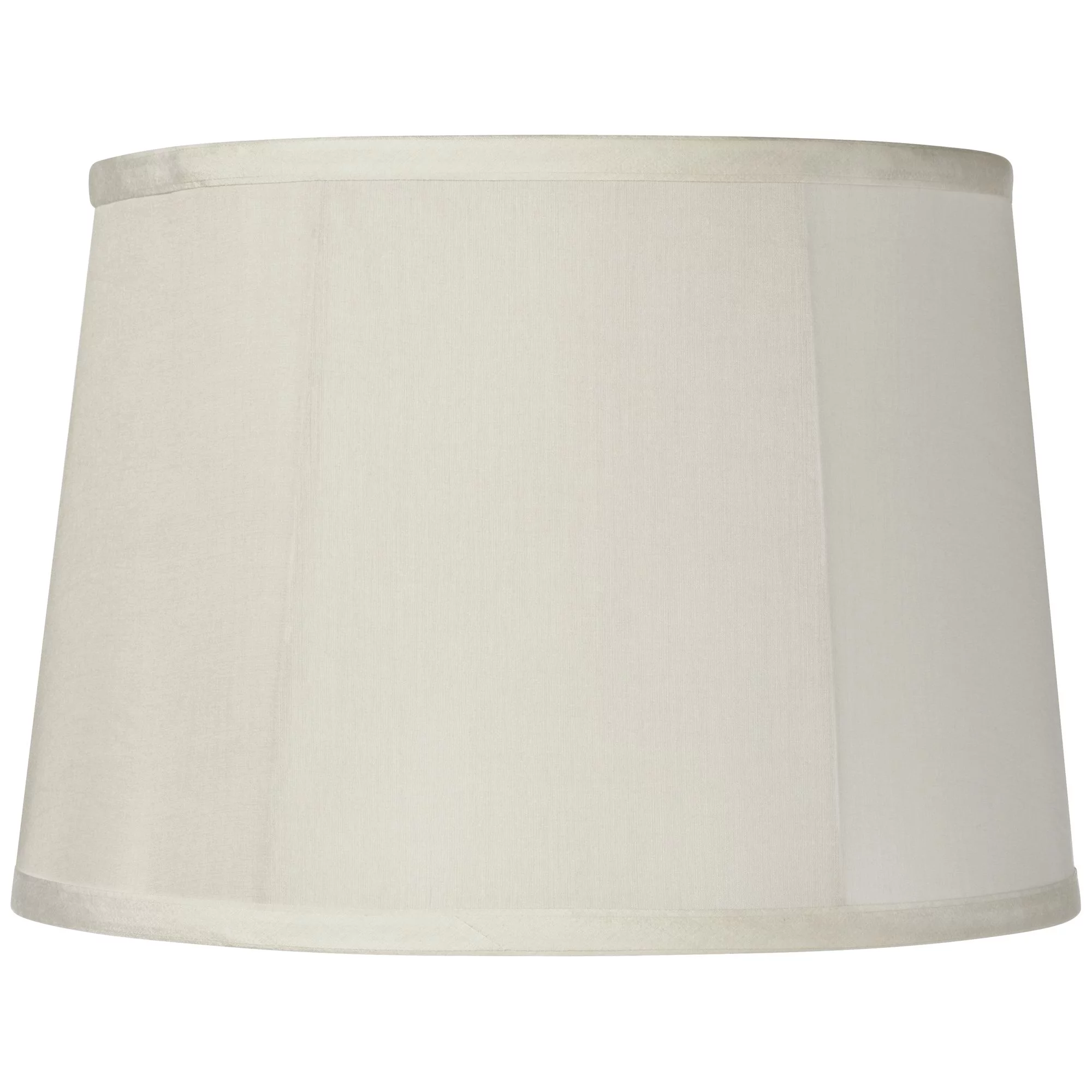 Springcrest Medium Round Softback Off-White Tapered Drum Lamp Shade 12